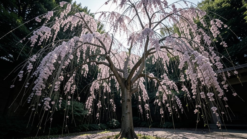 Weeping Cherry Tree for Graceful Canopy