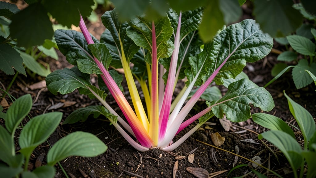 Swiss Chard with Colorful Stalks