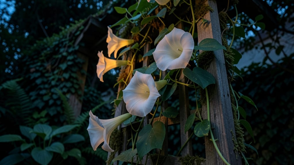 Cobaea Scandens for Moonflower Night Blooms