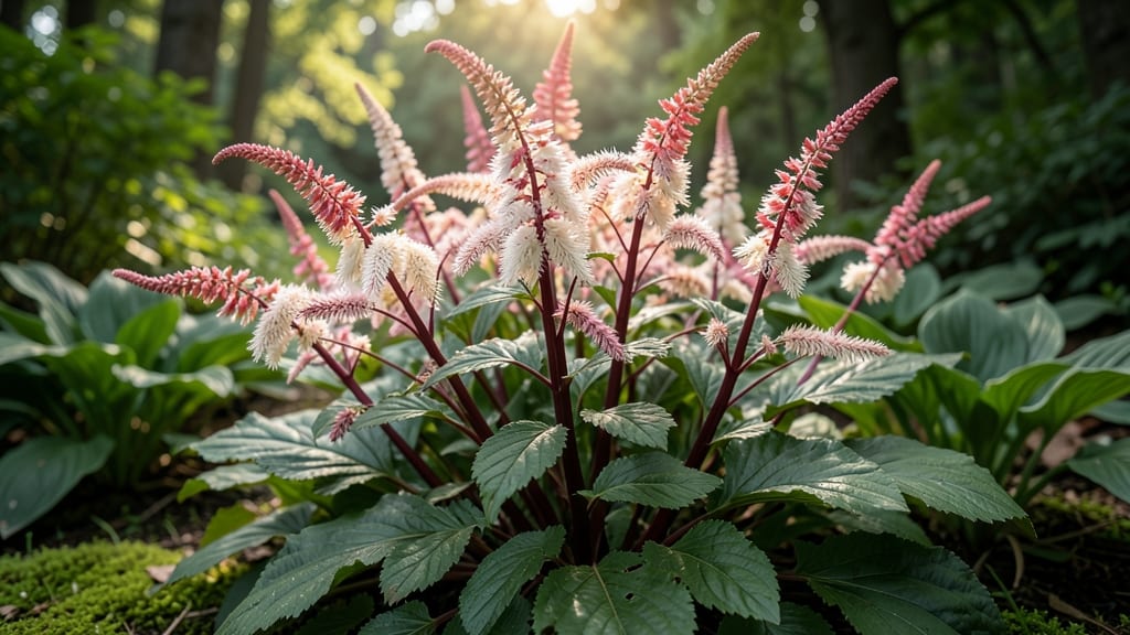 Astilbe (False Spirea) with Plume Flowers