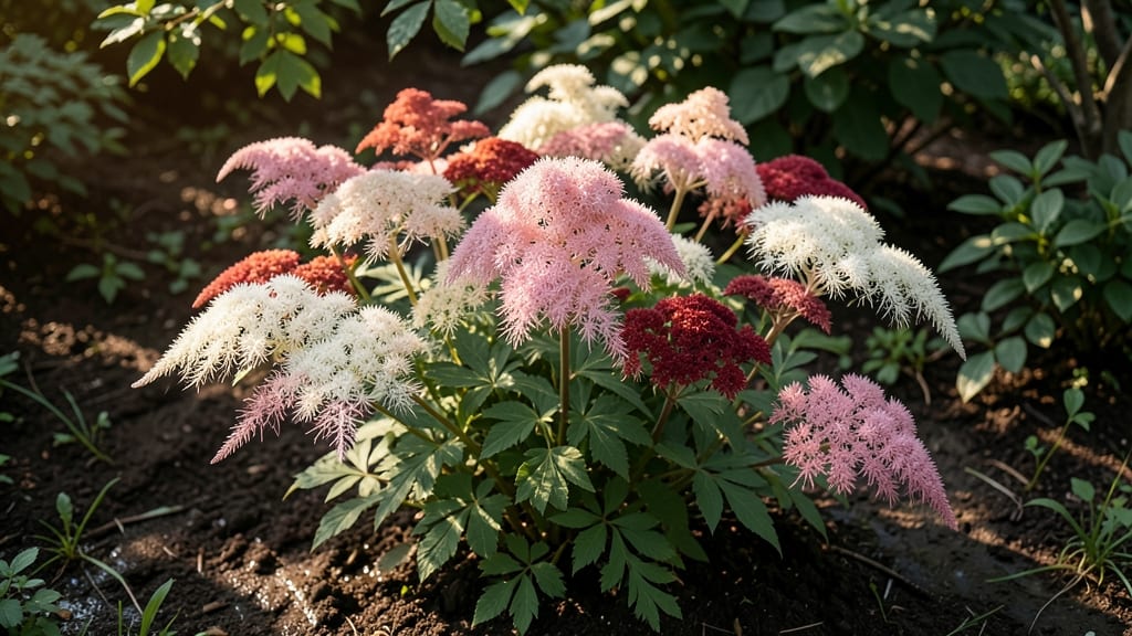 Astilbe with Feathery Plumes