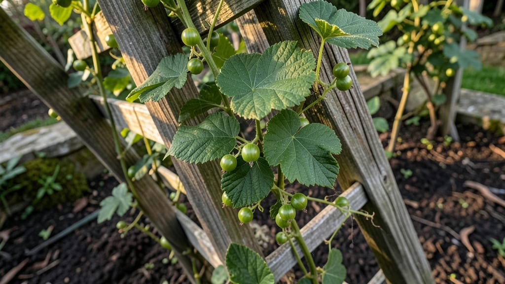 Gooseberry 'Pixwell' for Edible Climbers