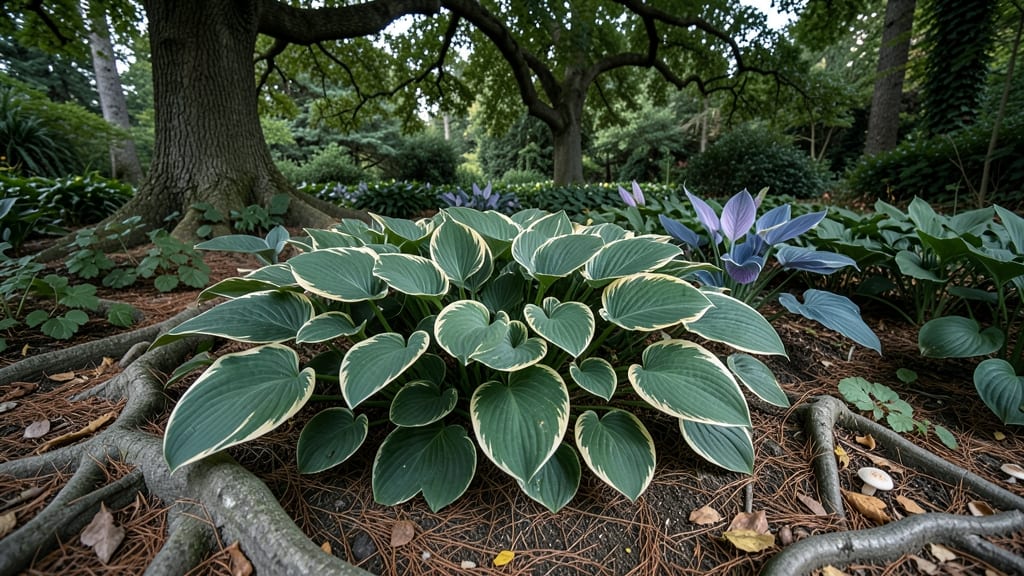 Hostas for Year-Round Green Foliage