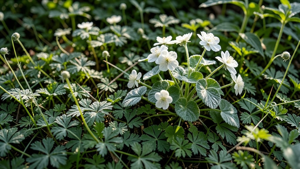 Sweet Woodruff with Foamflower