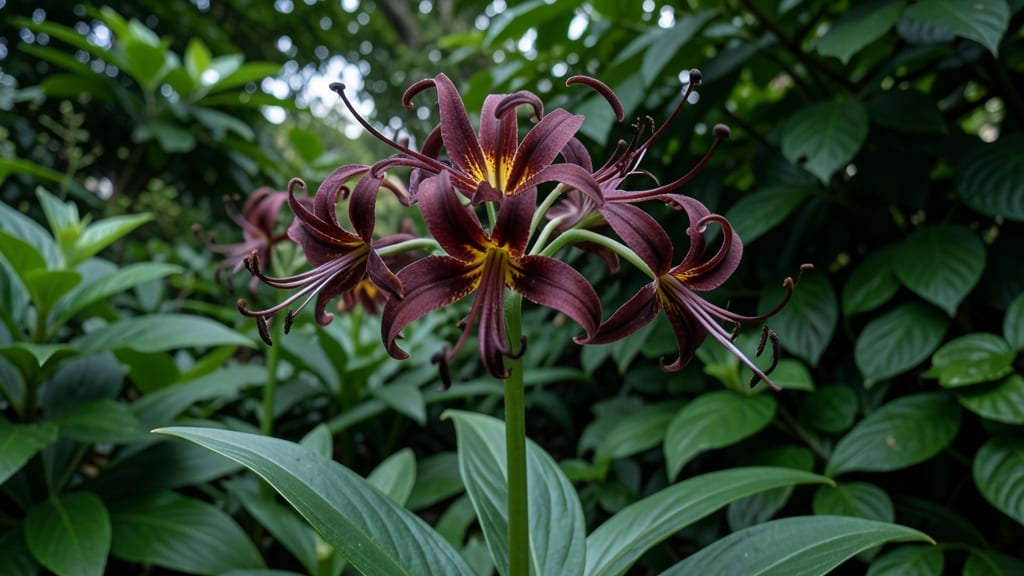 Toad Lily for Unique Spider-Like Blooms