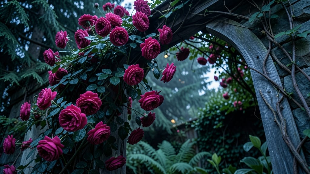 10 Climbing Shade Roses: Cold-Resistant Varieties That Bloom Boldly in Deep Shadows
