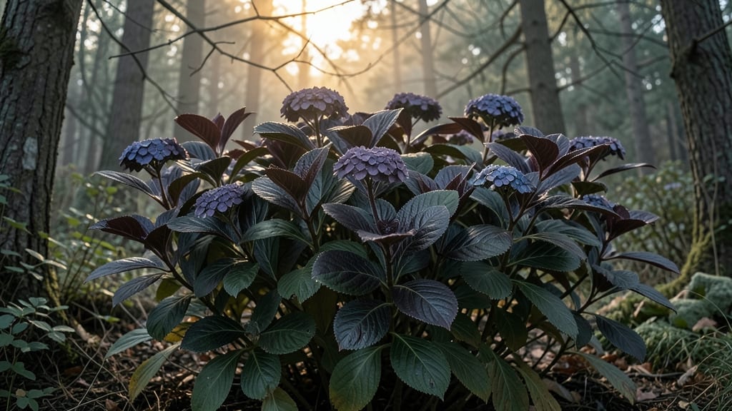 Smooth Hydrangea 'Alice' for Dark Foliage Drama