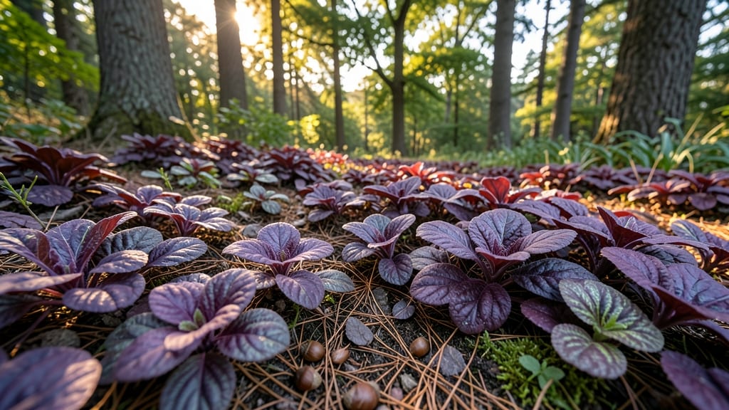 Coral Bells with Purple Foliage