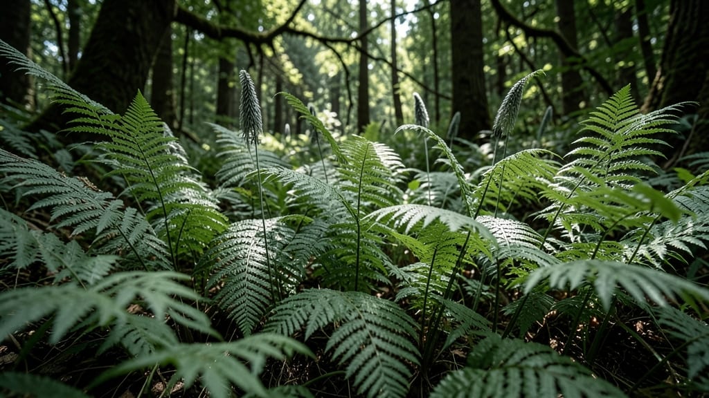 Ferns for Lush, Fern-Like Texture