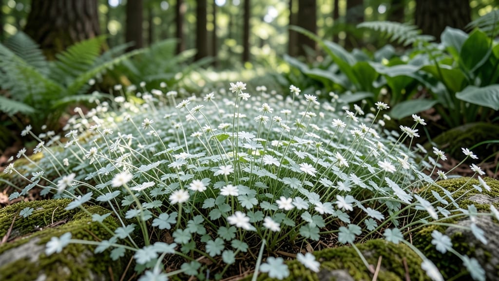 Sweet Woodruff with Star-Shaped Flowers