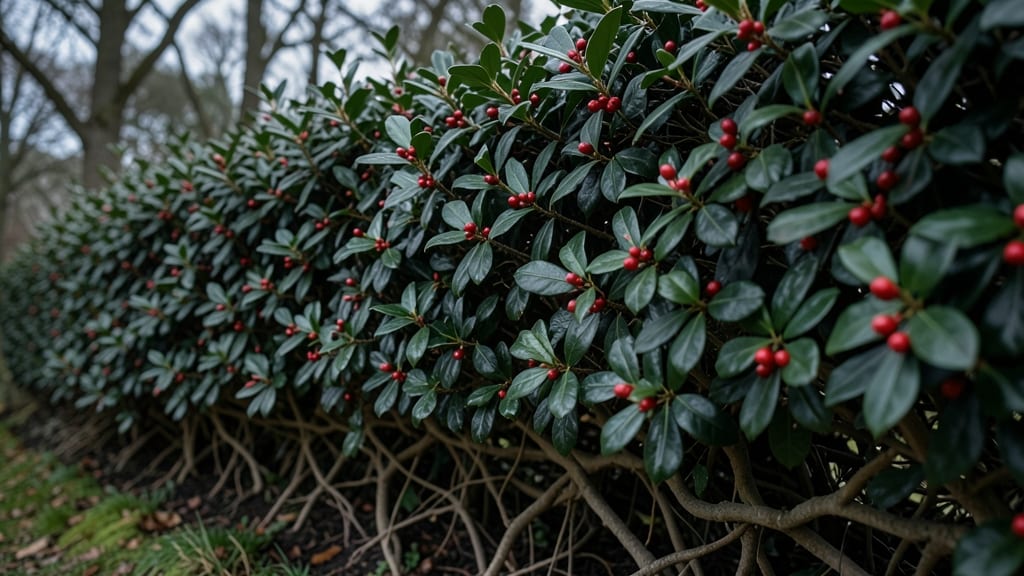 Inkberry Holly for Year-Round Privacy