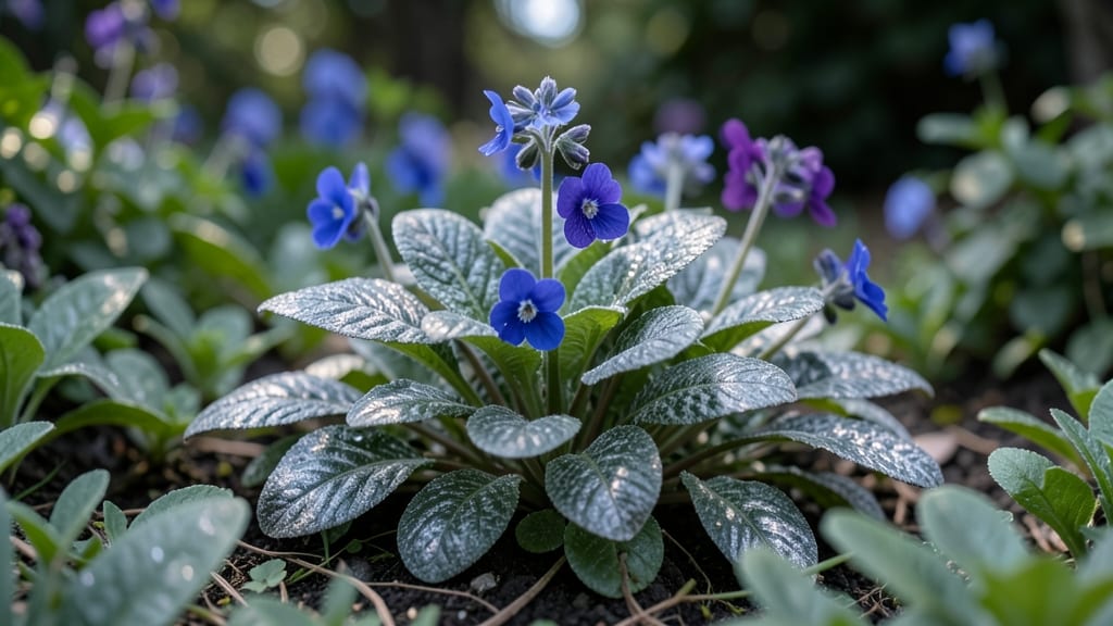 Lungwort With Unique Spotted Leaves