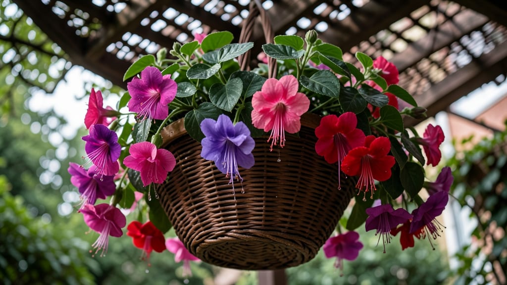 Fuchsia: Graceful Hanging Blooms For Low Light