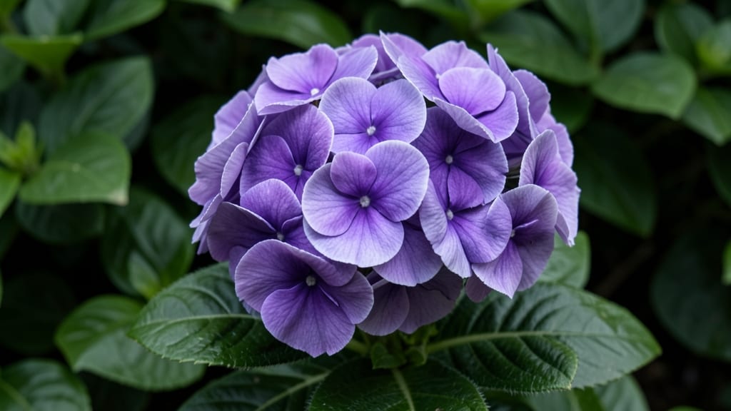 Double Rainbow Purple New Guinea Impatiens