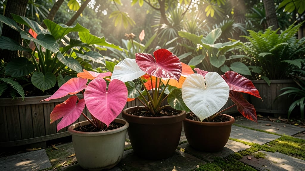 Caladiums for Tropical Shade Drama
