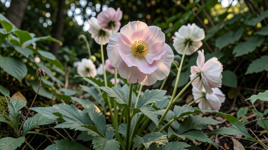 Japanese Anemone for Late-Season Drama
