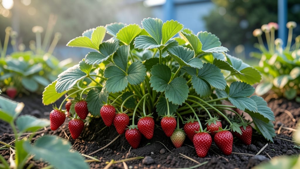 Seascape Strawberry: Everbearing Shade Champion