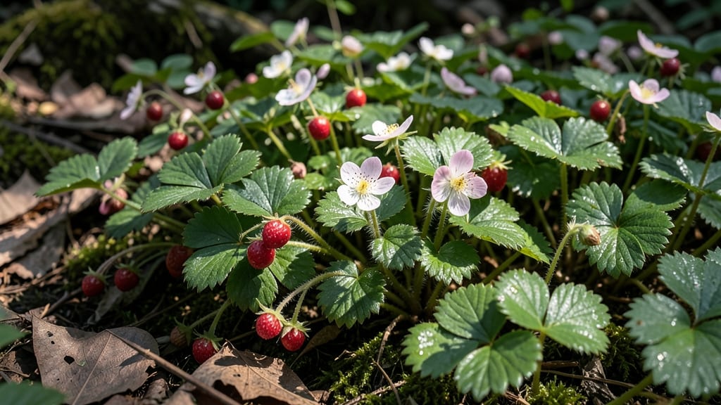 Woodland Strawberry for Edible Ground Cover
