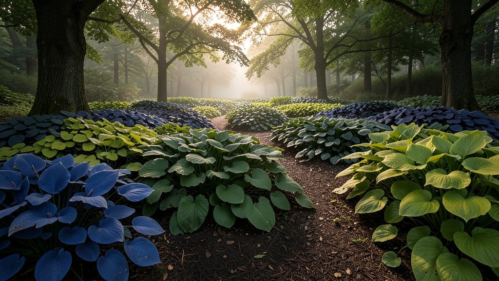 Hostas For Lush Green Ground Cover