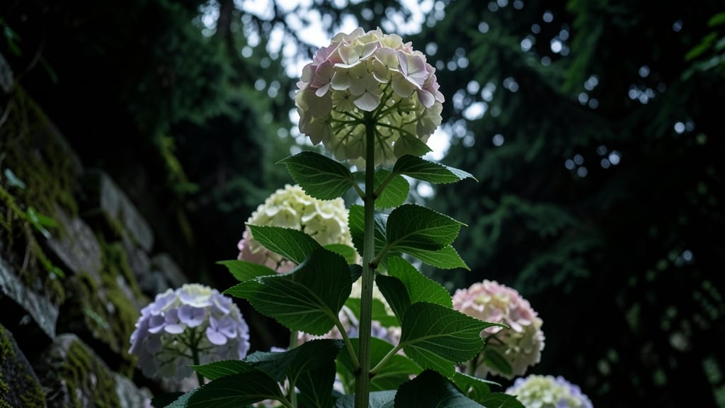 Unique Hydrangea Grandiflora for Dramatic Height