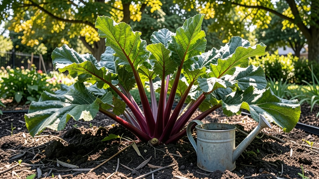 Growing Rhubarb in Sun or Shade: Light Secrets for Year-Round Harvests