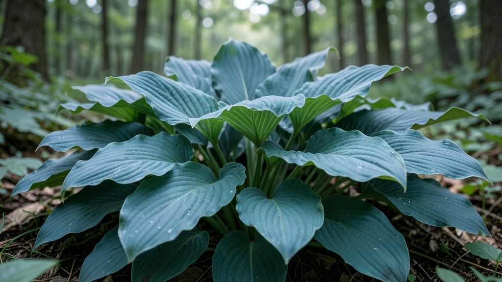 Hosta Blue Angel for Bold Foliage