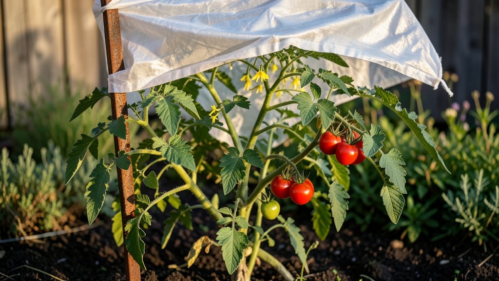 Shade Cloth For Tomato Plants: Sun Protection That Prevents Blossom Drop